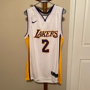 White Lakers Lonzo Ball jersey